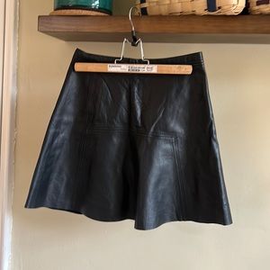 Michael kors leather skirt
